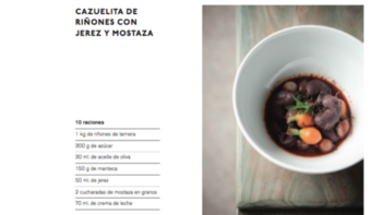 Receta del libro de cocina