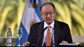 Jim Yong Kim estuvo ayer
