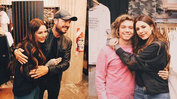 Su padre, Marcelo Tinelli, y