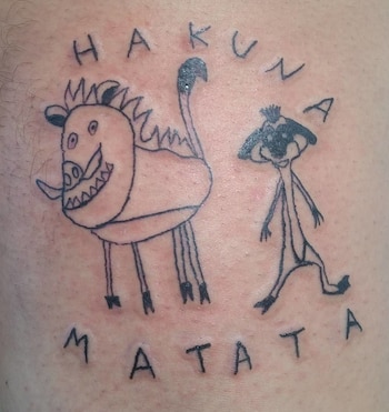 Uno de los tatuajes de