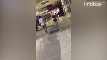 La joven se tiró al