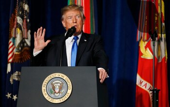 El presidente estadounidense Donald Trump