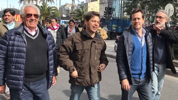 Axel Kicillof junto a Mariano