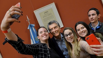 Mauricio Macri encabezó un acto