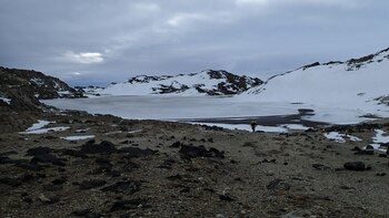 El lago Rauer Island también