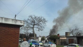 El hombre se encerró con