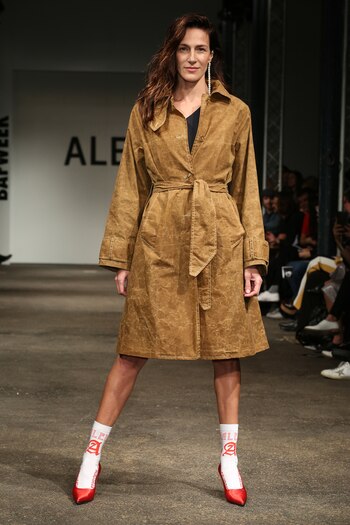 Dolores Trull desfiló con un