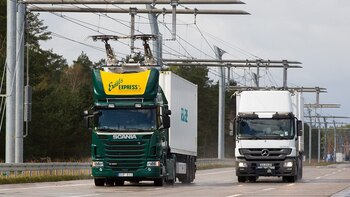 Camiones híbridos en la nueva