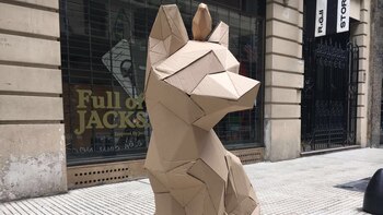 La gente se mostró entusiasmada