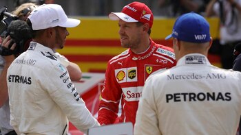 Lewis Hamilton y Sebastian Vettel