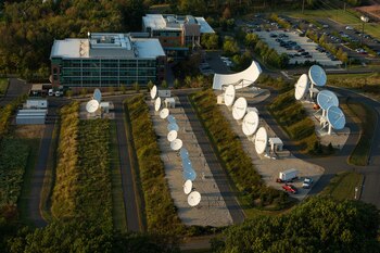 Vista aérea de las instalaciones