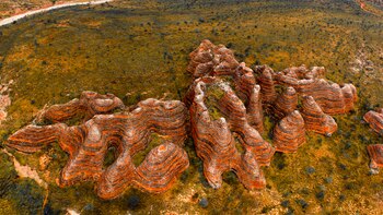 El Bungle Bungle Range es una formación con elevaciones de hasta 578 metros (istock)