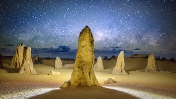 El desierto de los Pináculos era un destino bastante desconocido hasta que se incluyó dentro de los límites del Parque Nacional Nambung (istock)
