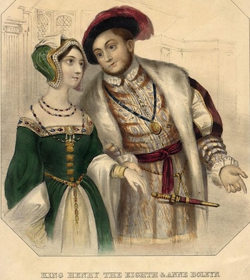 Ana Bolena y Enrique VIII
