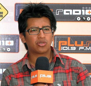 Cristian Mariscal, durante su trabajo