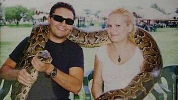 Jorge Fernández junto a su difunta esposa Pilar Garrido.