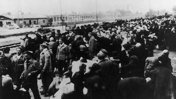León Grzmot nació en Polonia, entró en Auschwitz en 1939 y perdió a toda su familia (Getty Images)