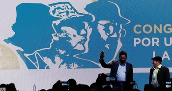 ‘Iván Márquez’ y ‘Timochenko’ durante