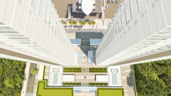 Render de las Link Towers en Puerto Madero.
