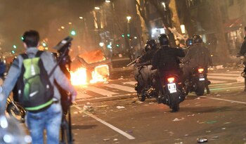 Los incidentes del último viernes