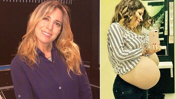 La periodista, cuando estaba en