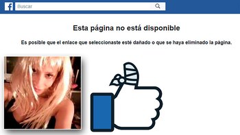 El perfil de Facebook fue