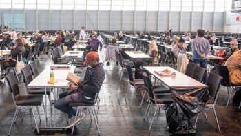 Un centro de acogida de