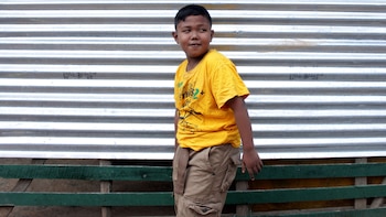 Ardi Rizal hoy. Tiene nueve