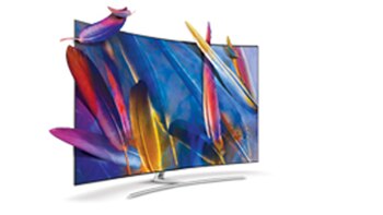 Las pantallas curvas generan menor