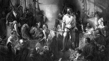 William Wallace durante el juicio