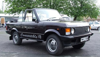 Un Range Rover de 1981 convertible y de dos puertas, similar al que tuvo Freddie Mercury