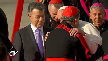 El Presidente Santos recibió al