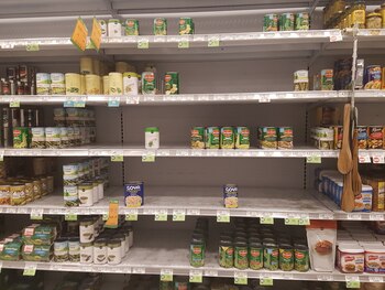 Los enlatados, los primeros en