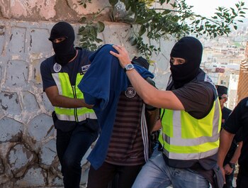 La detención de un sospechoso