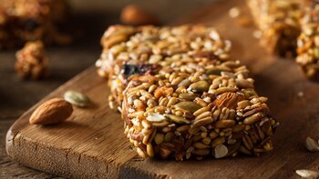 Las barras de cereales pueden