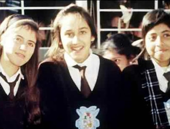 María Soledad Morales con dos