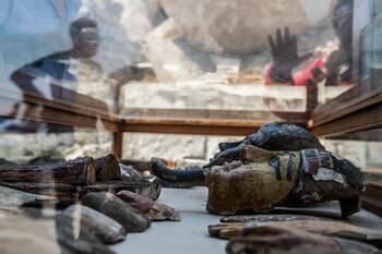 Las estatuillas halladas en la