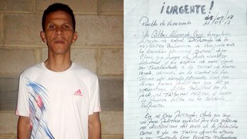 Gilber Caro y la carta