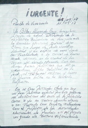 “Como no he recibido respuesta