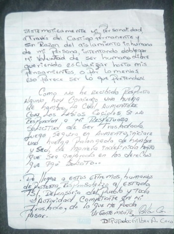 El diputado, militante de la