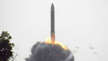 Un RS-24 Yars despegando (Tass)