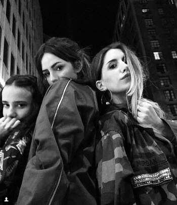 Tatiana, Candelaria y Micaela