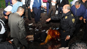 Algunas personas fueron arrolladas por