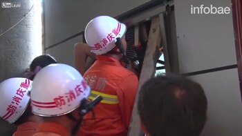 El rescate duró varias horas