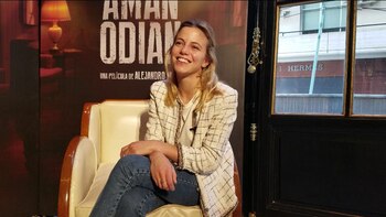 Justina Bustos, mano a mano