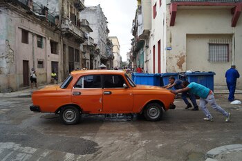 Un Lada descompuesto en La