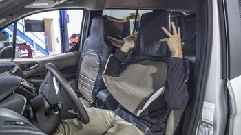 Un conductor se disfrazó de