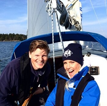 Alexandra Larsson y su novio