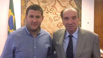 David Smolansky junto a Aloysio