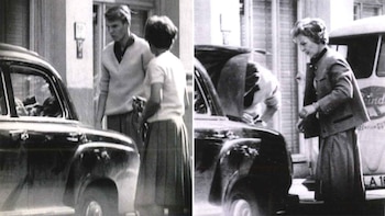 Martha Mengele y Rolf Mengele,